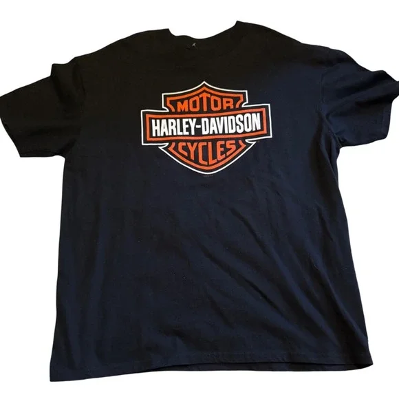 Harley-Davidson T-Shirt Mens XXL Black Waterford City Ireland Bar & Shield 2009 - Picture 1 of 4